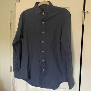 Navy Blue Polo Button Down